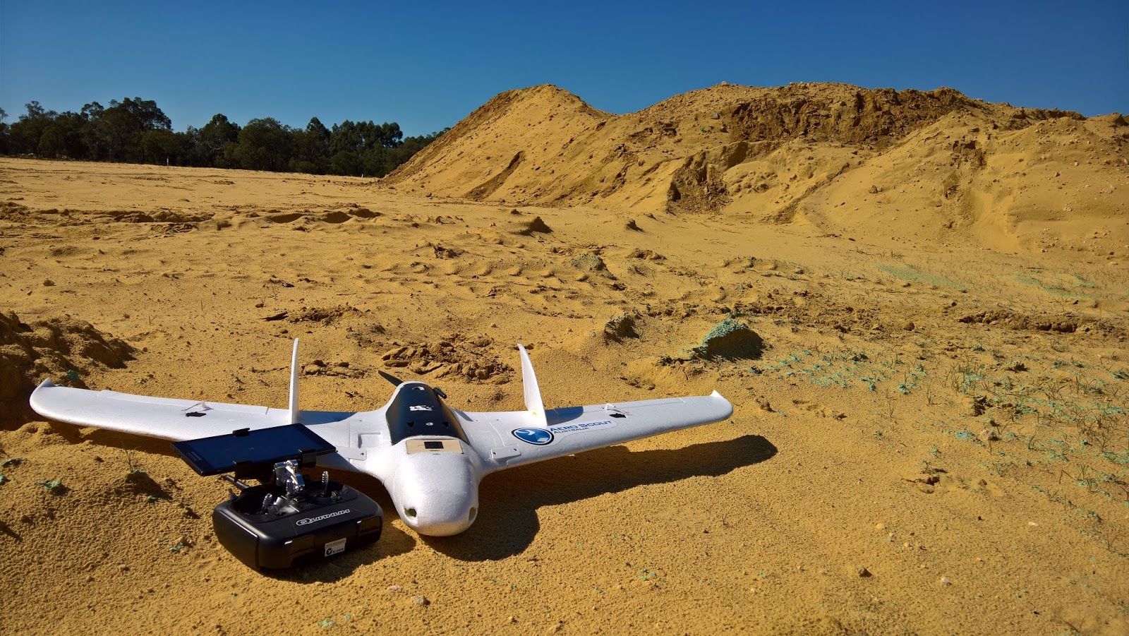 Quarry and housing development 3D drone map