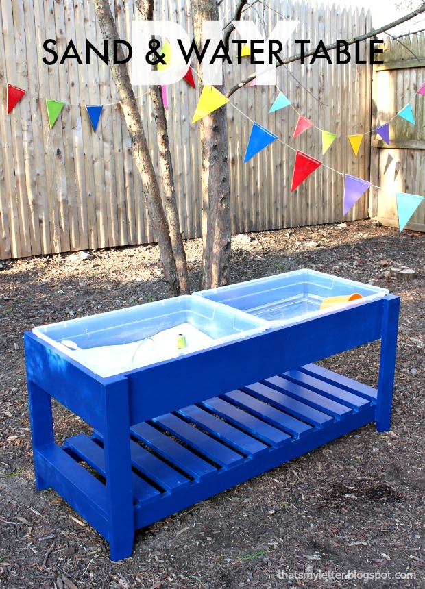 That's My Letter DIY Sand & Water Play Table