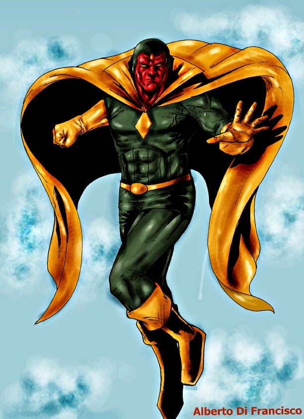 Alberto Di Francisco Comic Art VISION (Los Vengadores The Avengers)