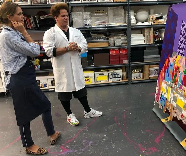 Romero Britto's workshop at Wynwood Walls & Art District in Miami