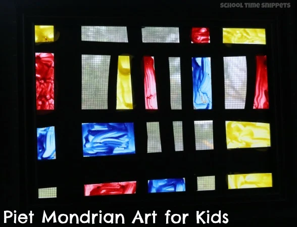 Piet Mondrian Art for Kids