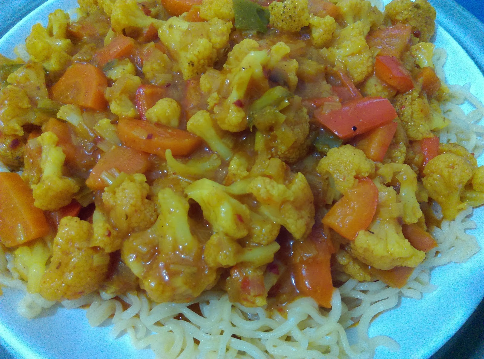 Măd's kitchen Cauliflower and leeks curry