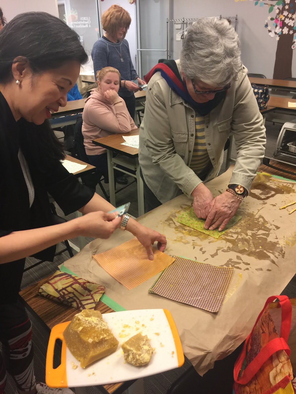 Beeswax wrap session