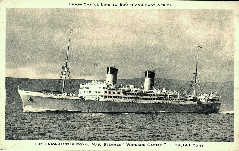 Ocean Superliners RMS Windsor Castle...In 1937 the ship’s appearance