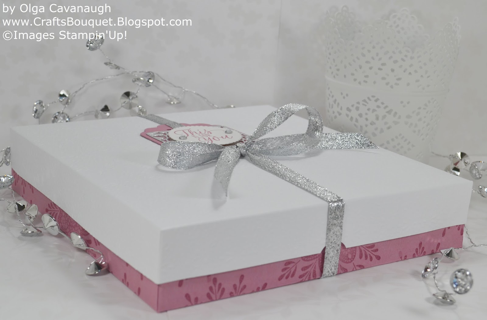 Crafts Bouquet Fancy Frost Cards and Gift Packaging Set and Box