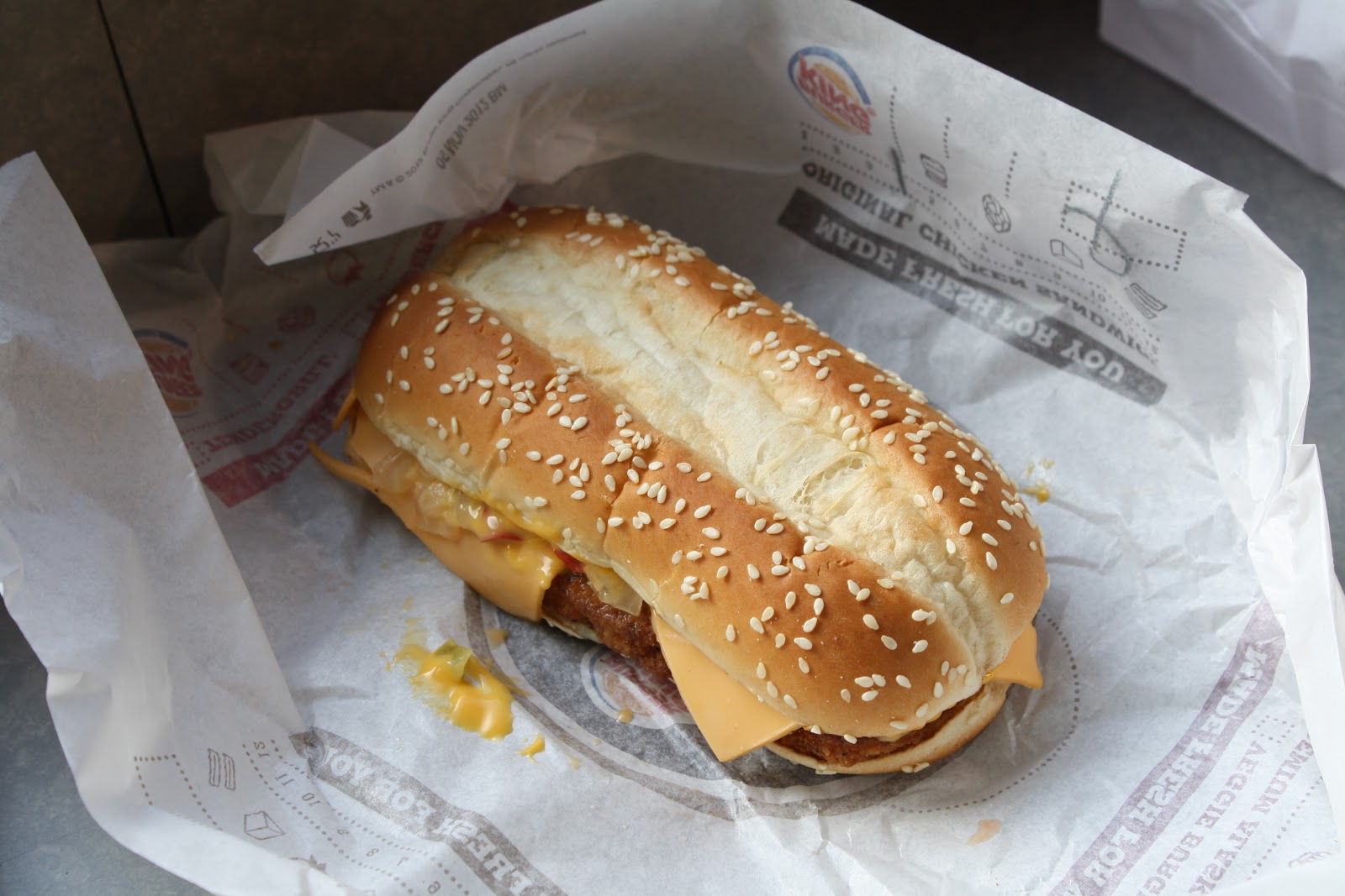 An Immovable Feast Fast Food Review Burger King Philly Chicken Sandwich