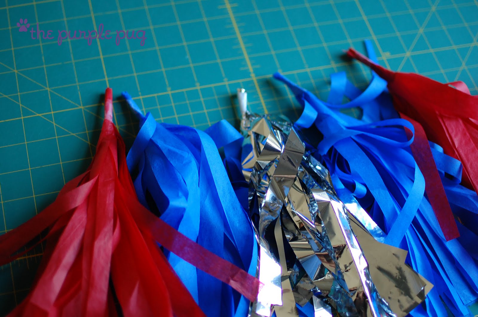 The Purple Pug The Tissue Tassel Garland Tutorial