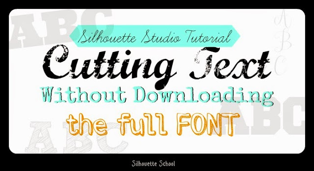 Silhouette Hacks, Fonts, Silhouette Tips and Tricks, Silhouette tutorials, silhouette cameo tutorials, silhouette cameo tutorial, silhouette help