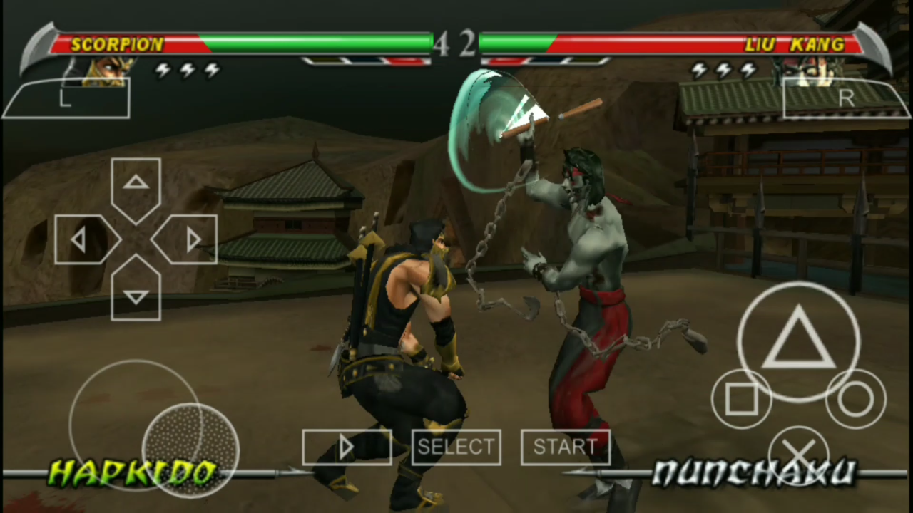 ppsspp mortal kombat unchained