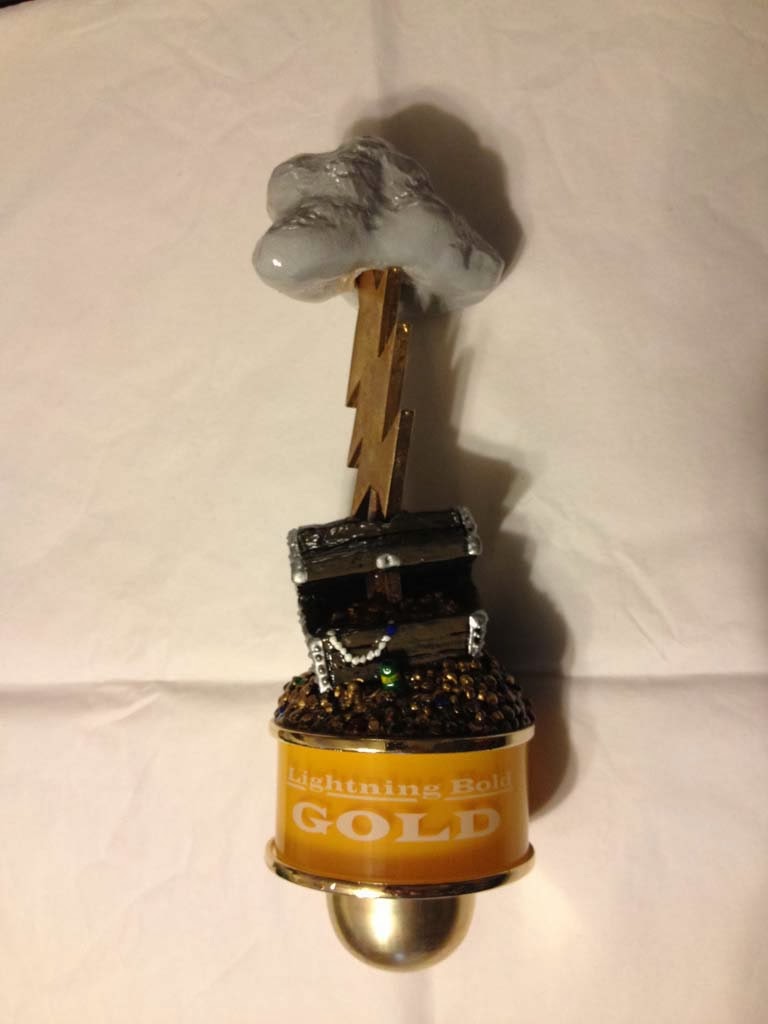 Tap Handle 340 Hops Restaurant and Brewpub Lightning Bold Gold