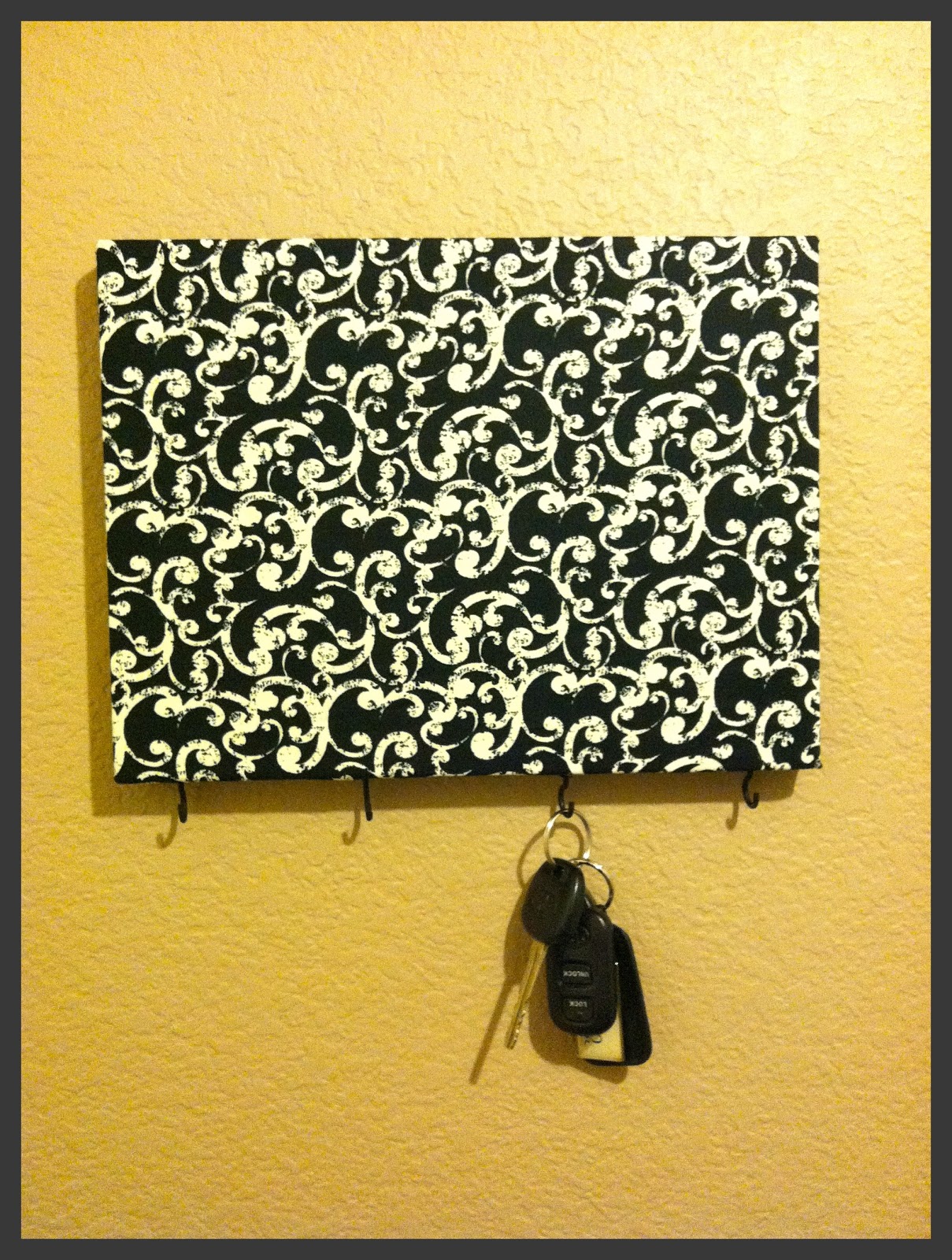 fanciful shenanigans Canvas Key Holder