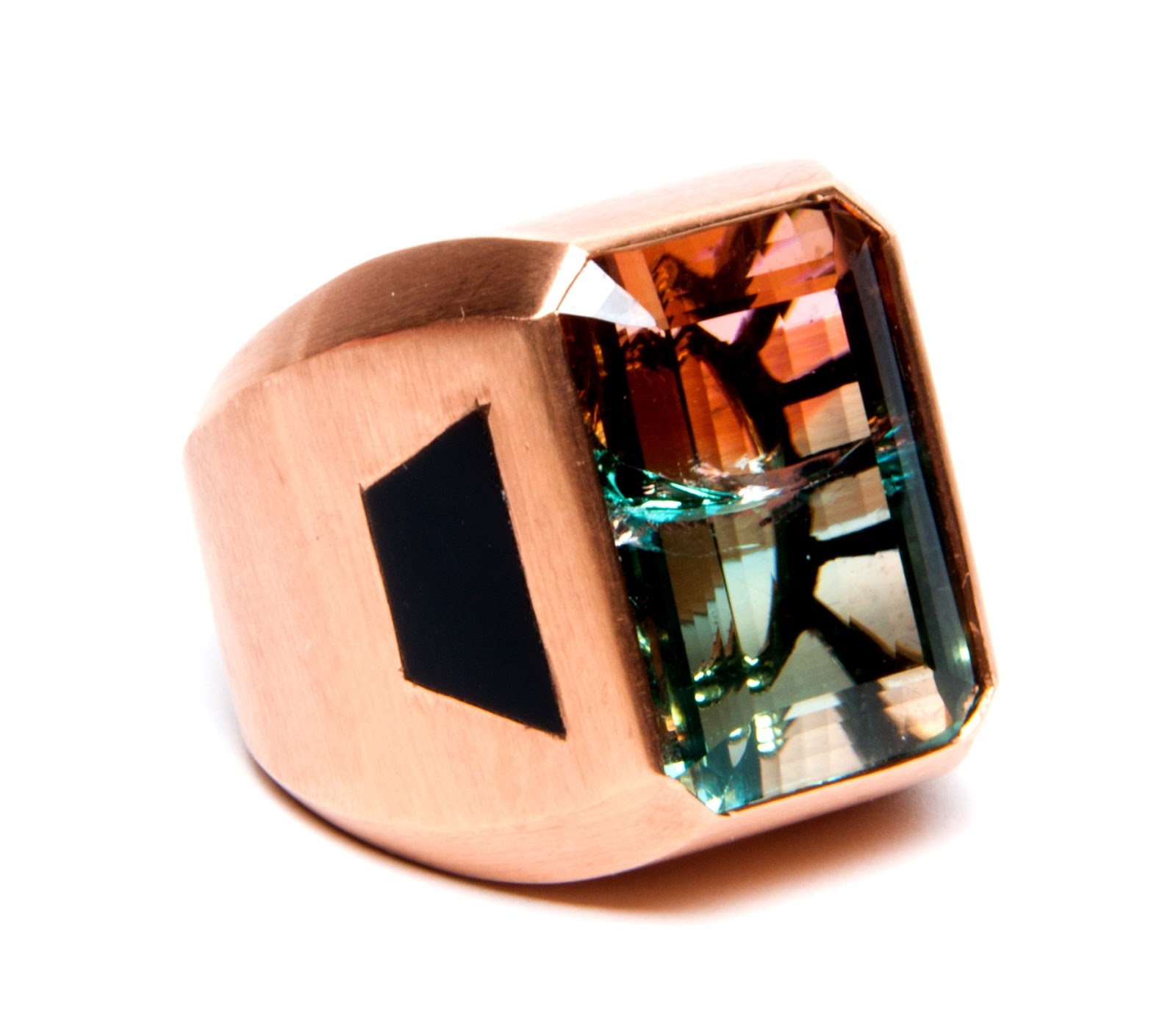 Alan Friedman Company Beverly Hills Jewelry Mens Watermelon Tourmaline