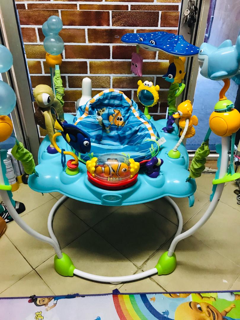 MYBUNDLETOYS2 BRIGHT STARTS Disney Baby Finding Nemo Jumperoo