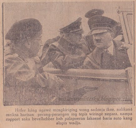 Hitler in Javanese Newspaper