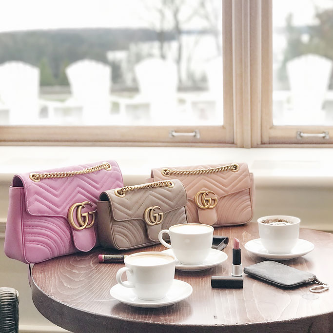 Comparing the Different Sizes of the Gucci GG Marmont Matelasse Shoulder  Bag - Ella Pretty Blog