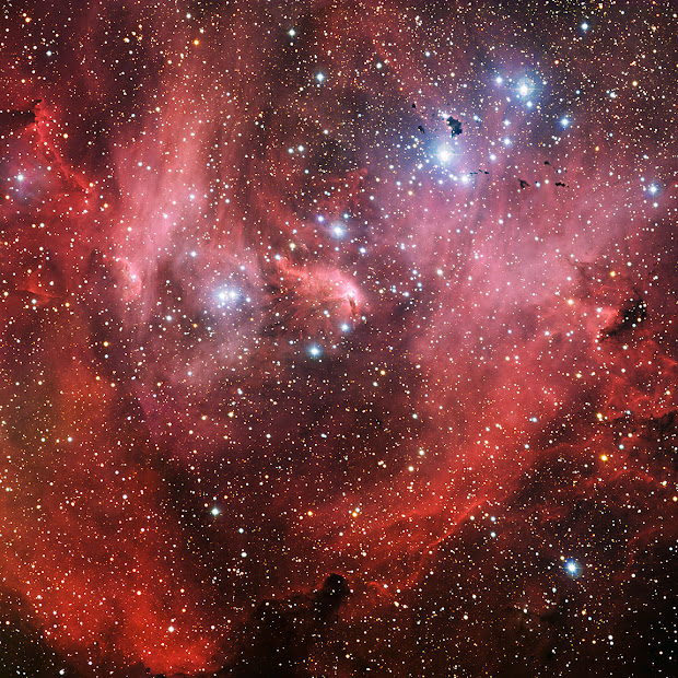 New ESO image of IC 2944, the Lambda Centauri Nebula