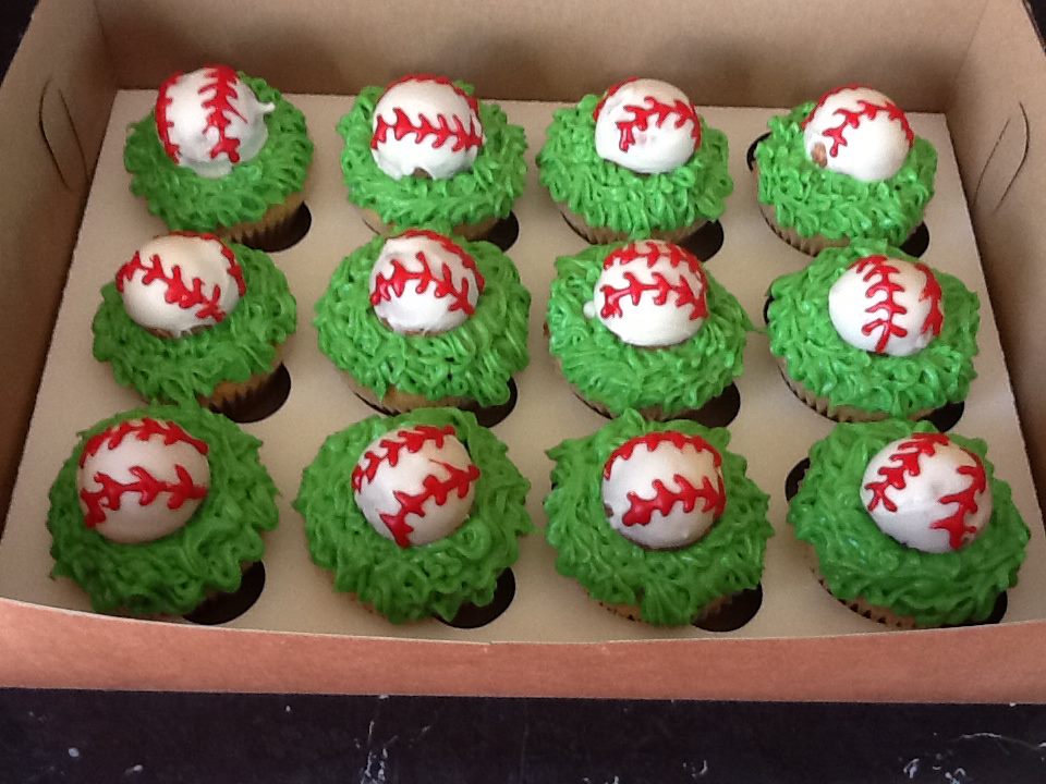 What The Cup! Cupcakes Softball/Baseball Cupcakes