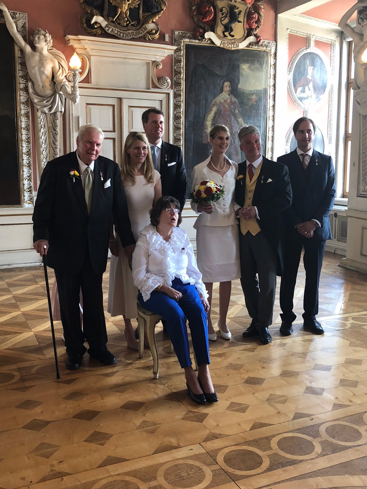 Eurohistory Gotha Civil Wedding of HH Princess Stephanie of SaxeCoburg and Gotha and Hr. Jan