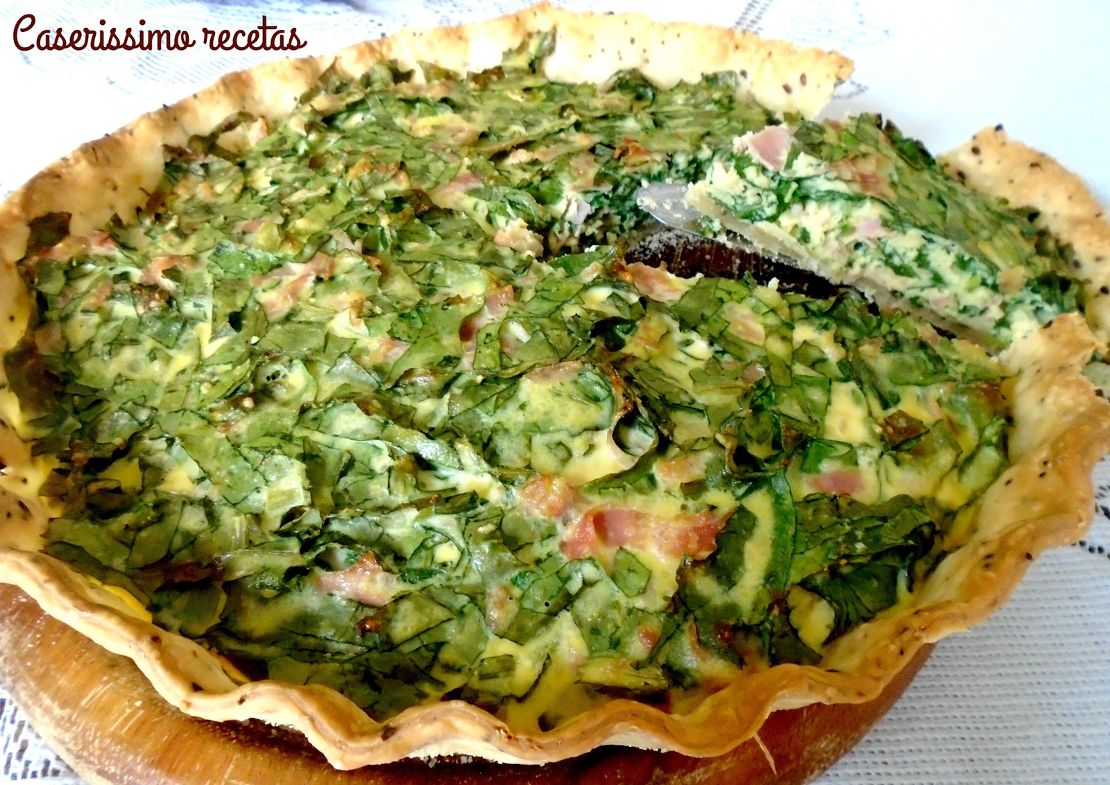 Como hacer tarta de acelga y queso