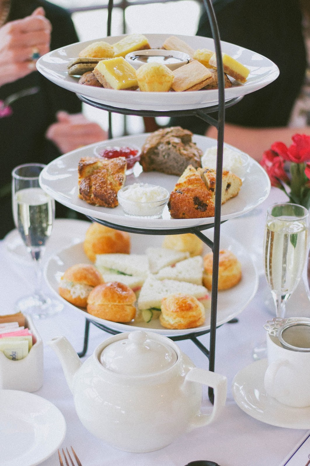 Summer Wind Tea at the Frick Pittsburgh in a Midi Skirt