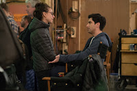Paul W. Downs and Lucia Aniello on the set of Rough Night (6)