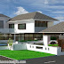 Modern house with landscape