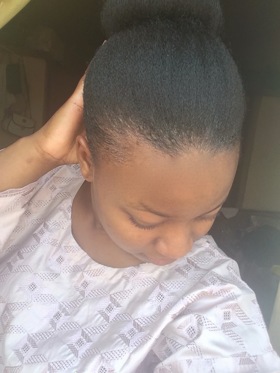 Modesty Is The Mantra. Natural hair = Nappy edges? NO!