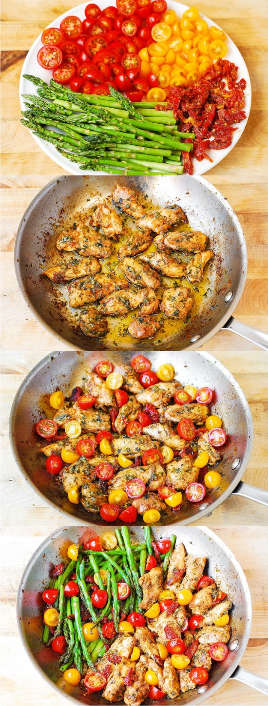 OnePan Pesto Chicken and Veggies Healthy Recipes View Master Healthy