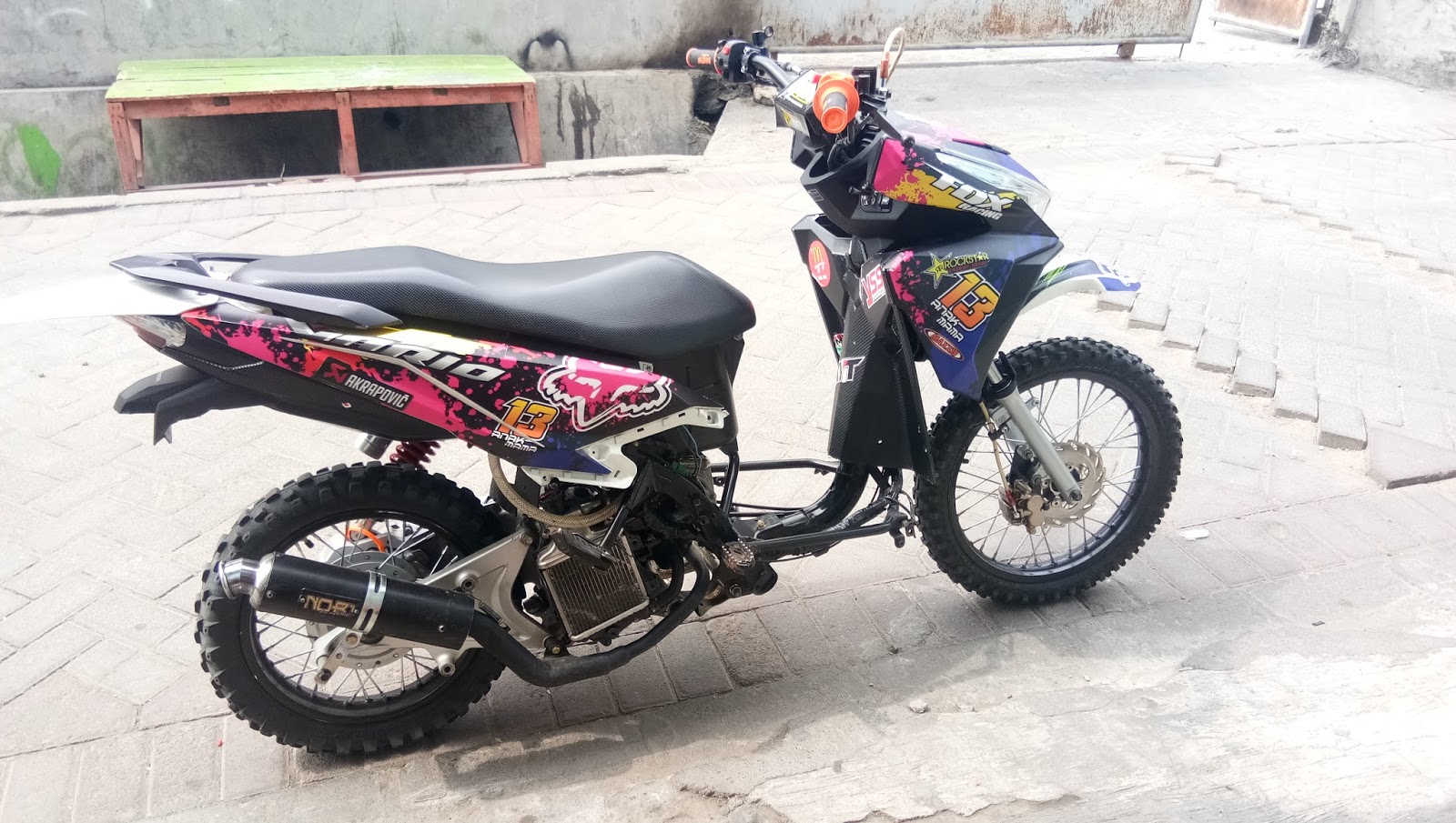 Cara Modif Honda Beat Jadi Trail Terlengkap Motor Cross