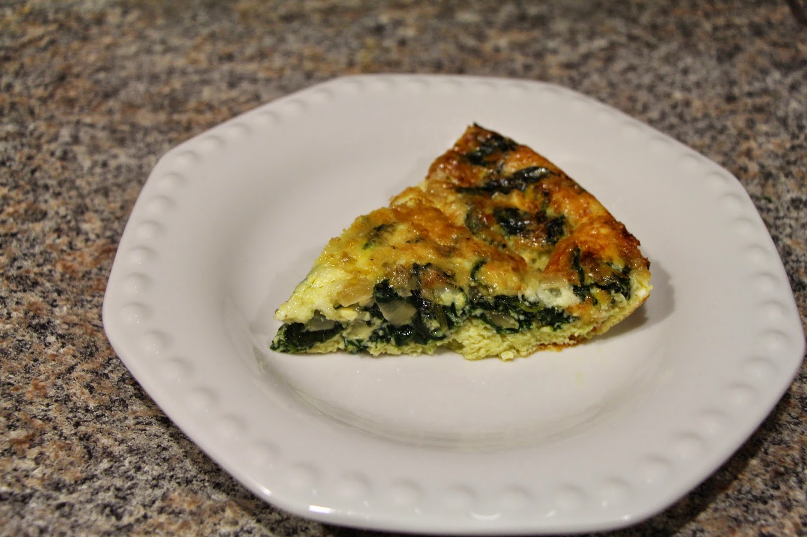 Katie's Kitchen: Crustless Spinach Quiche