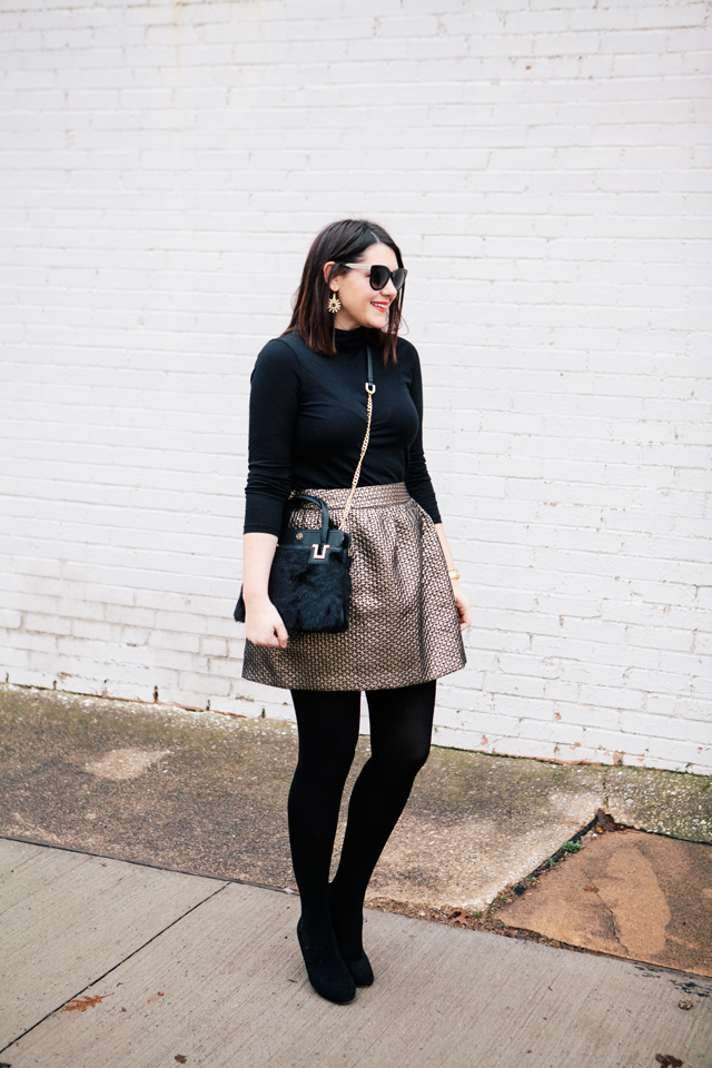 Little Gold Skirt | Kendi Everyday | Bloglovin’