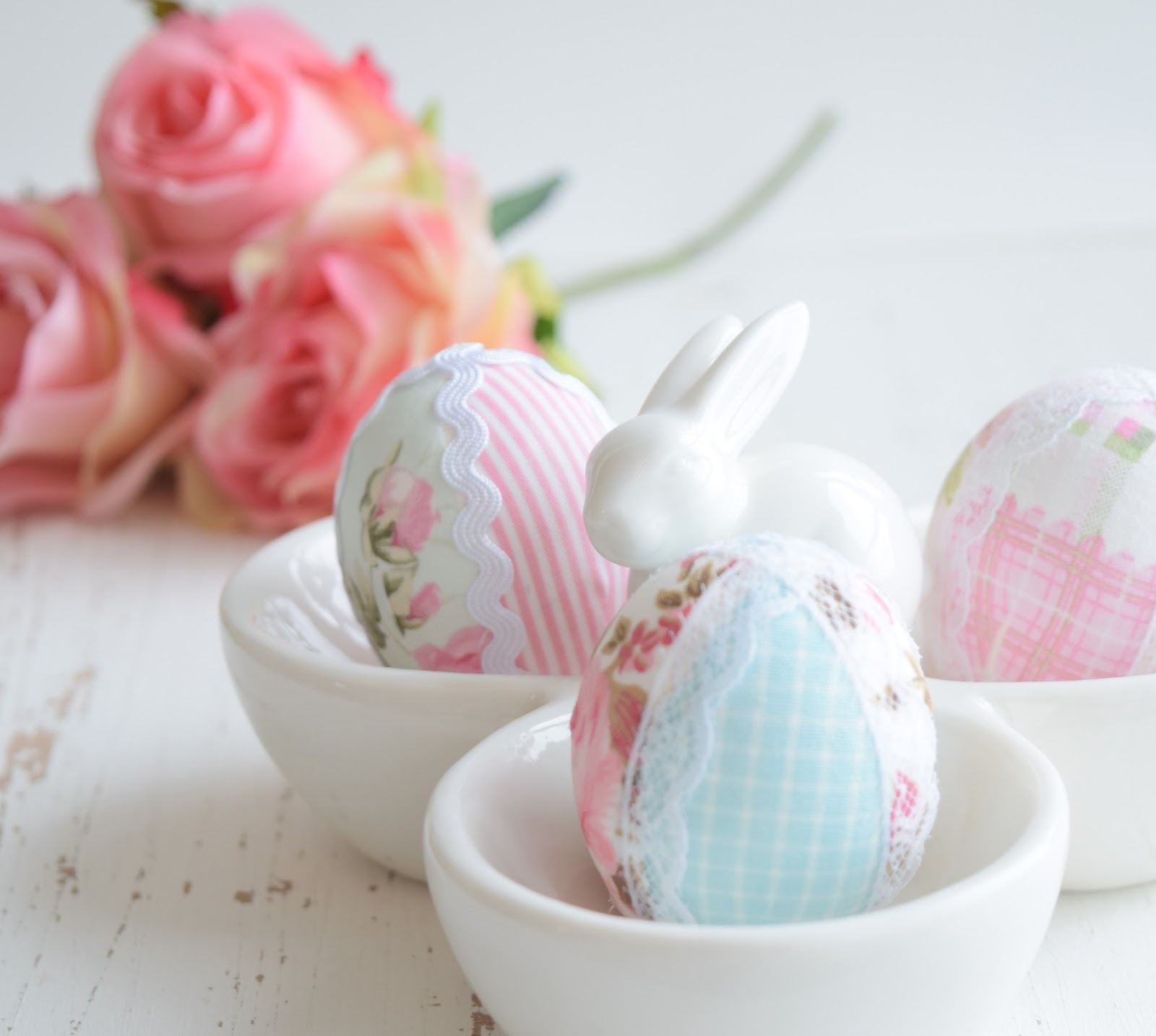 Páscoa - Como decorar casca de ovo com tecido!