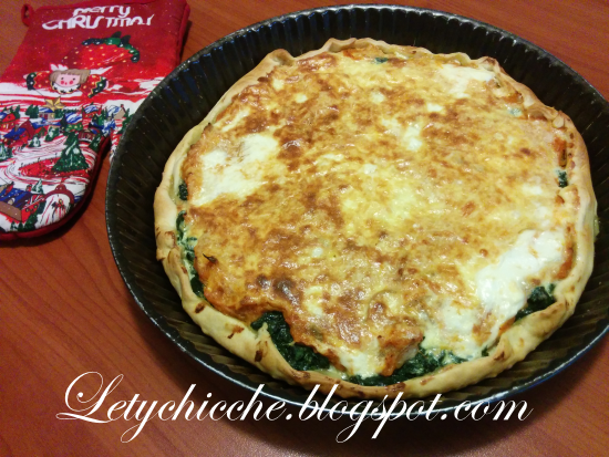 Quichè con zucca e spinaci - Letychicche