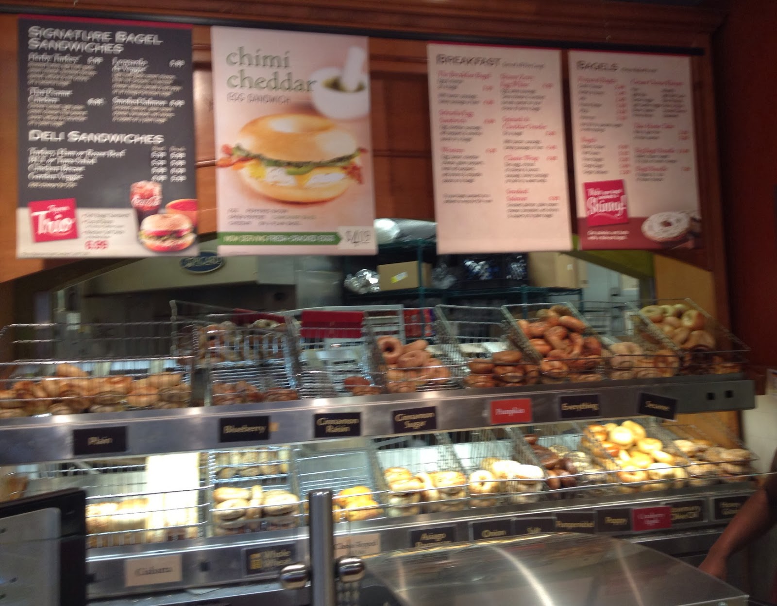 Bruegger's Bagels Coffee Menu IUCN Water