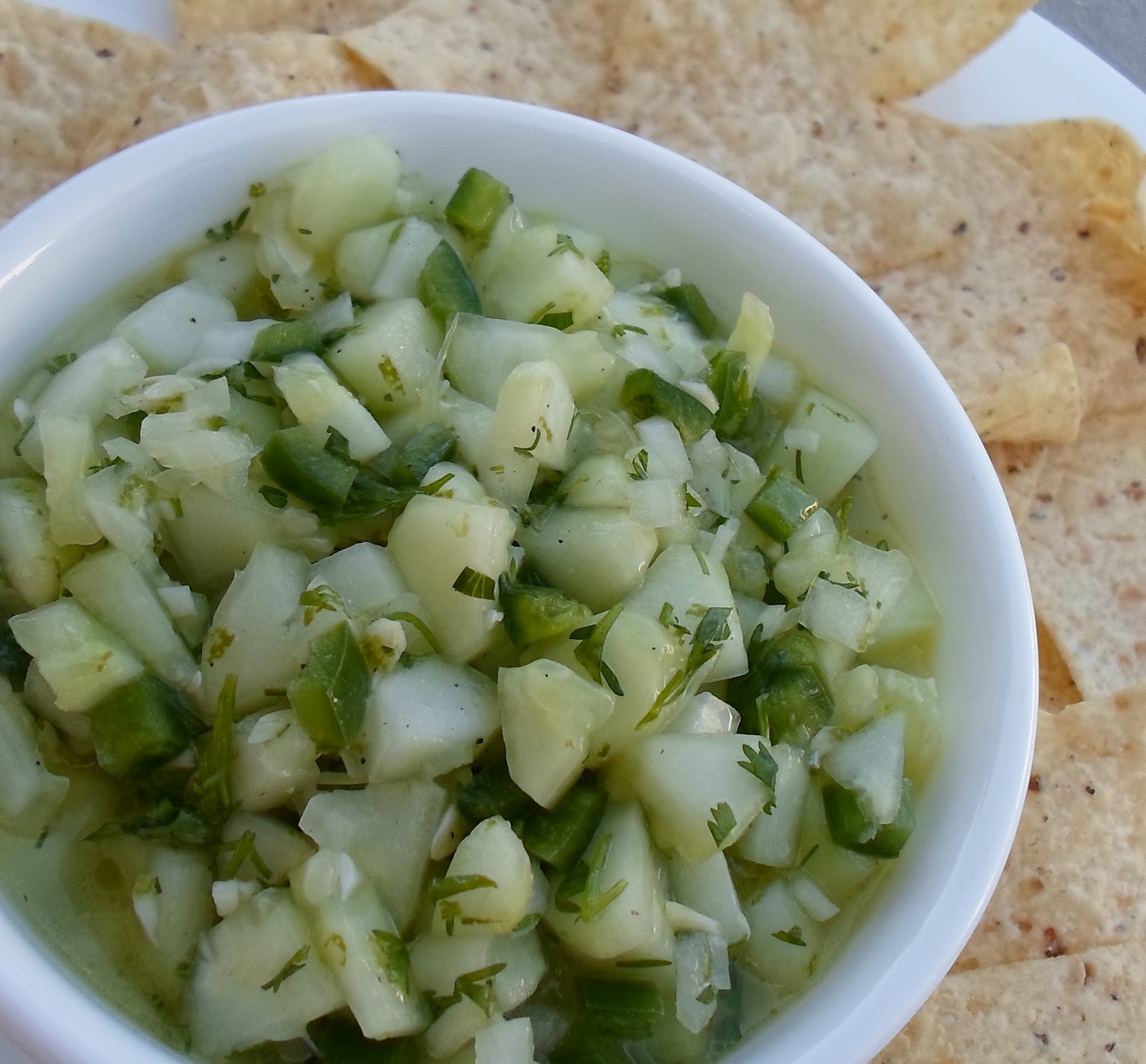 Happier Than A Pig In Mud: Lime Cucumber Salsa