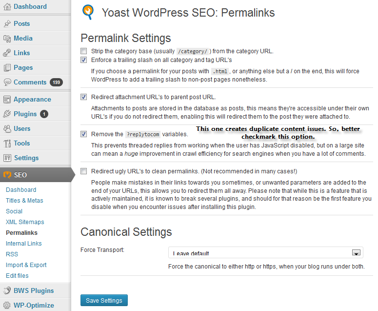 Best Permalinks settings for WordPress