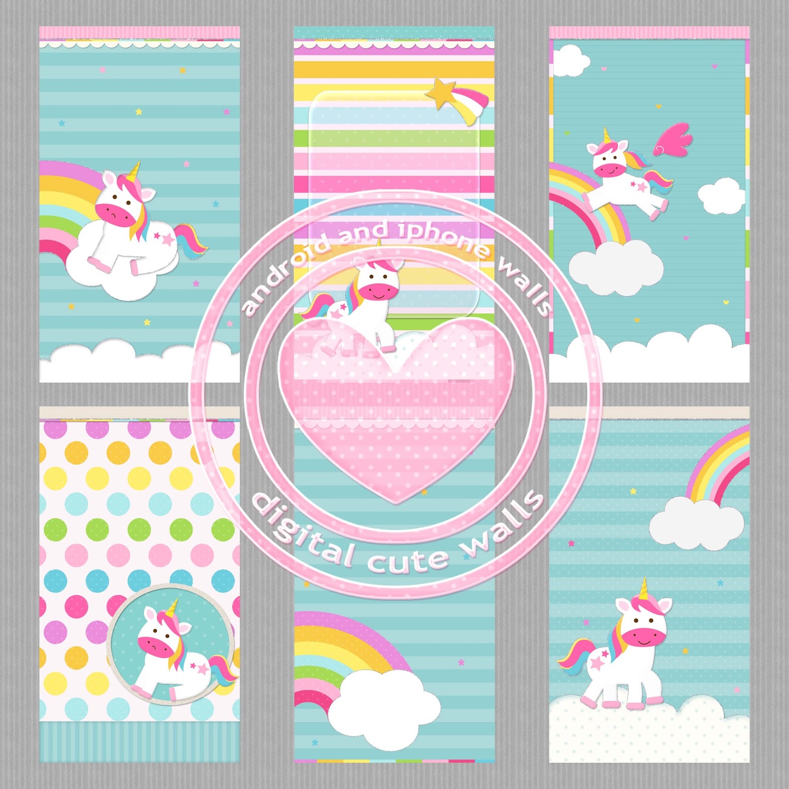 Cute Walls ♡ Unicorn cute walls