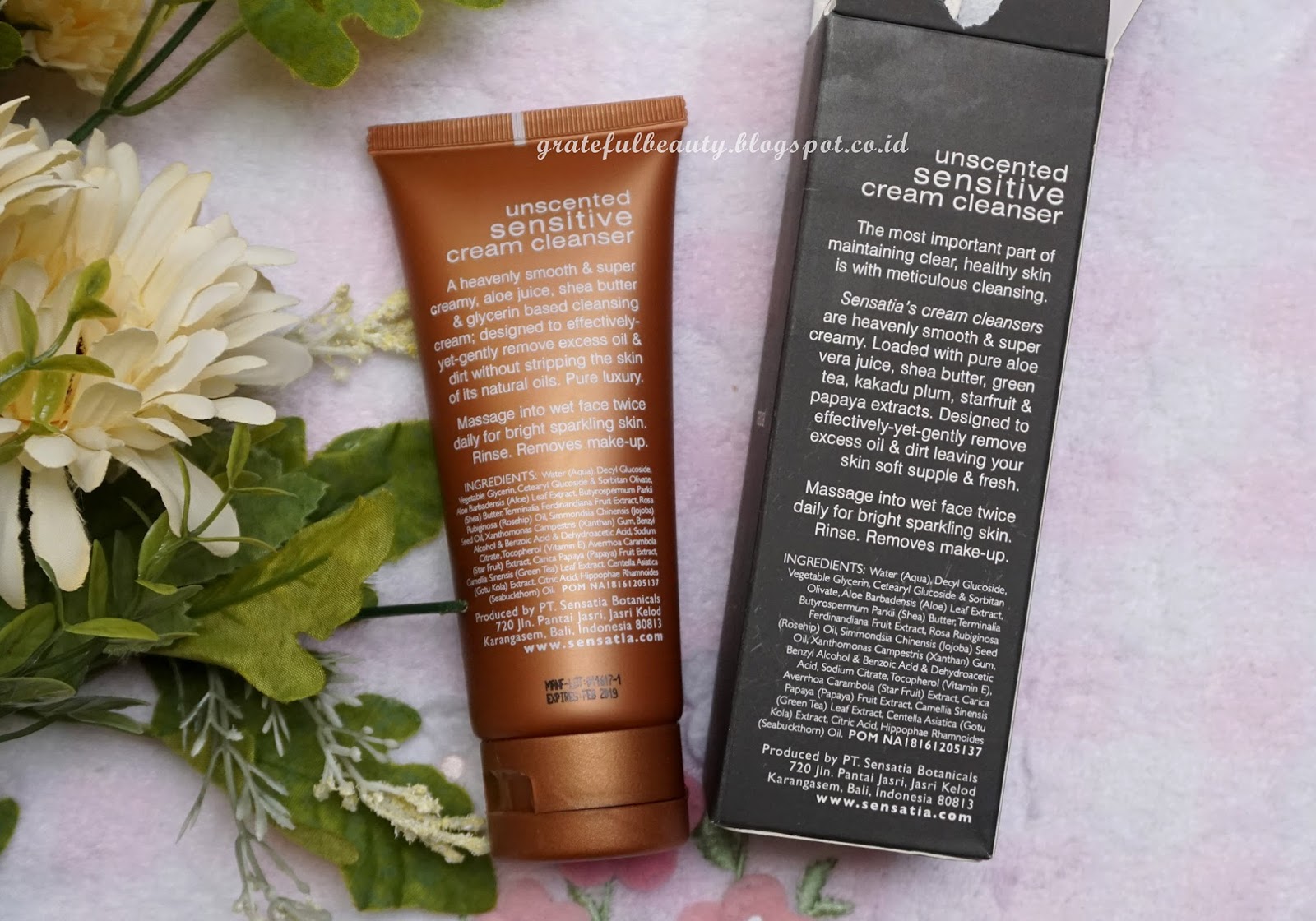 sensatia botanicals unscented sensitive cream cleanser