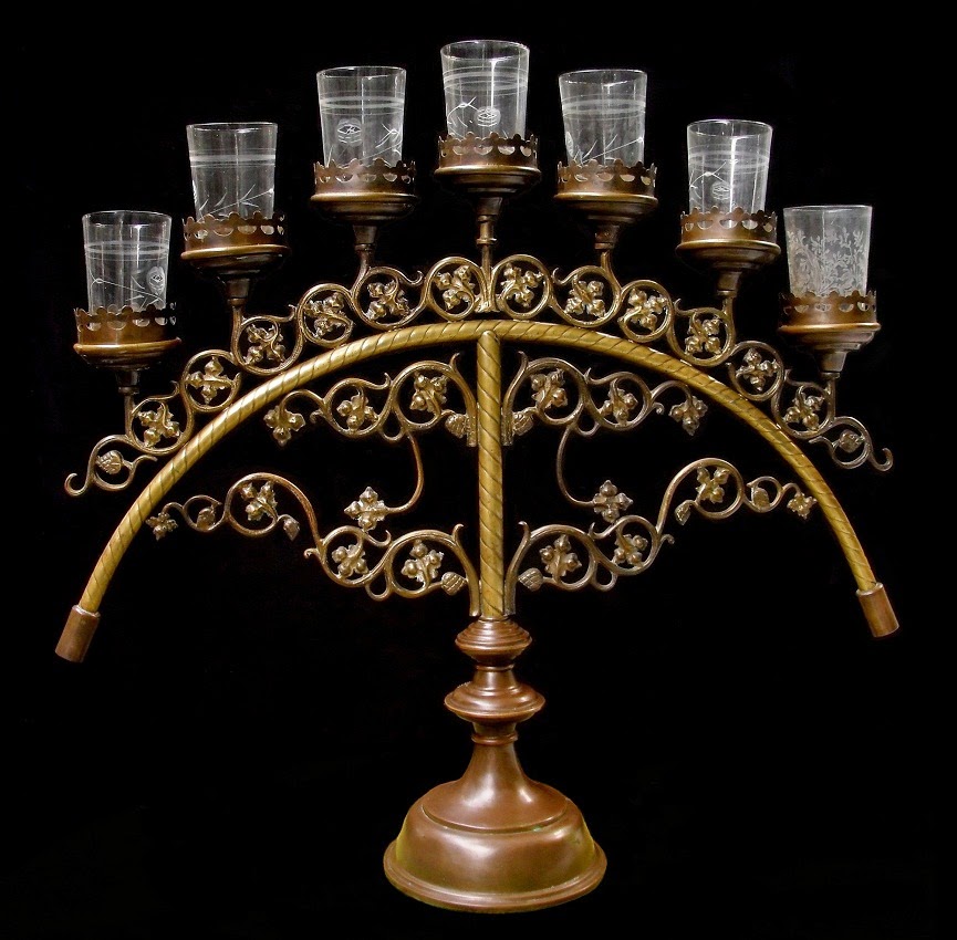 PATINA ANTIK CHURCH CANDELABRA II