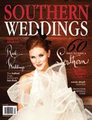 Gardenia & Anemone Hair Flowers Featured in the 2010 issue of Southern Weddings