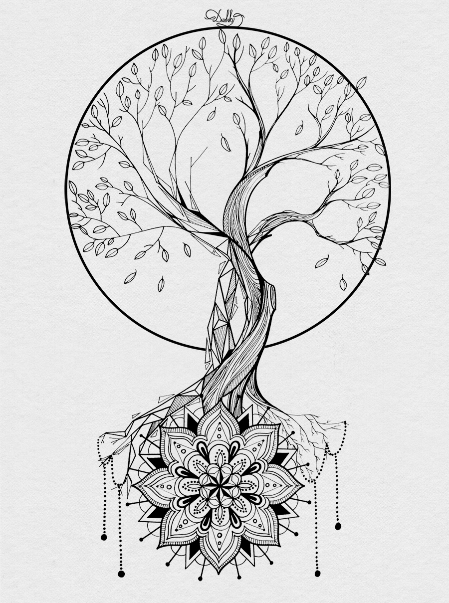 Tree Tattoo Design by TimBurtonFan11 on DeviantArt