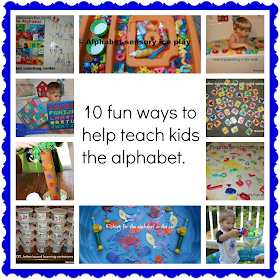 Momma's Fun World: 10 fun alphbaet learning activities to do with kids