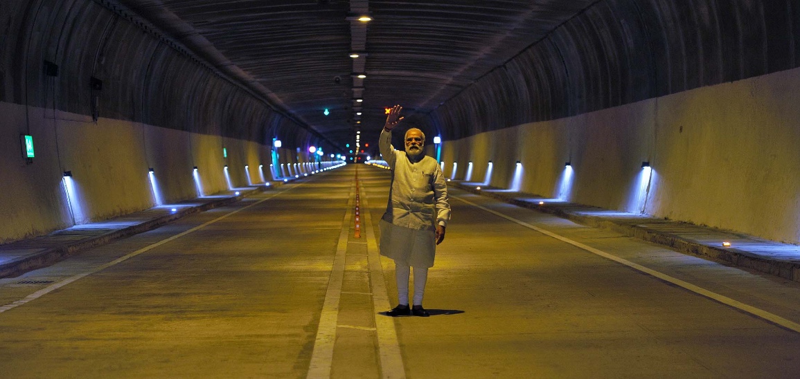 NEWS ChenaniNashri Tunnel India's Inaugurates Longest Highway Tunnel