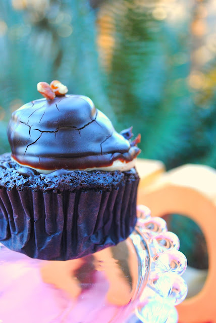 German Chocolate cupcake from Kyra's bake shop 