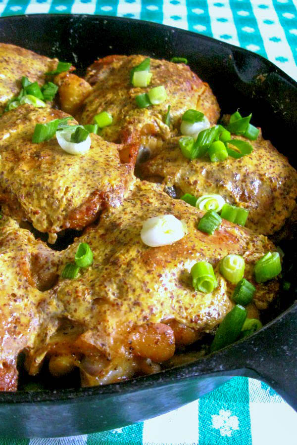 Skillet Creamy Mustard Chicken