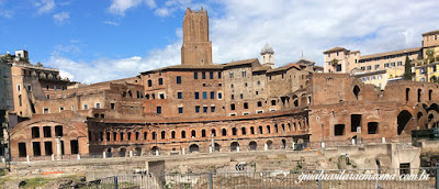 Mercado Traiano, vista do grande Hemiciclo