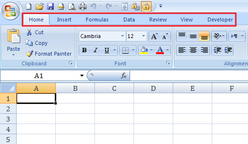 Cara Menyembunyikan Tab Page Layout Excel