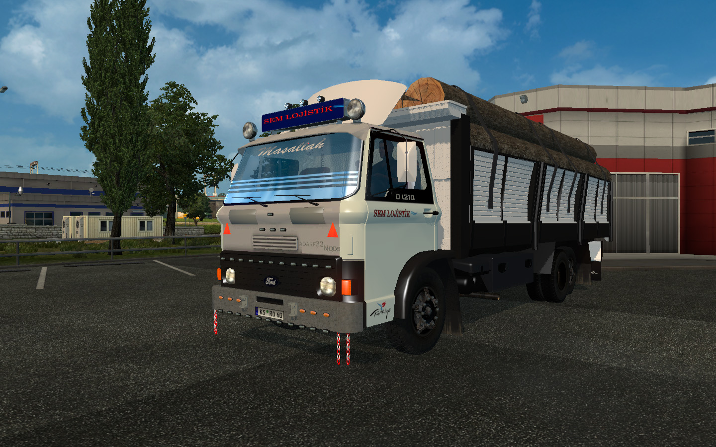 ETS 2 Ford Cargo D1210 Kamyon Modu Fragmania Game