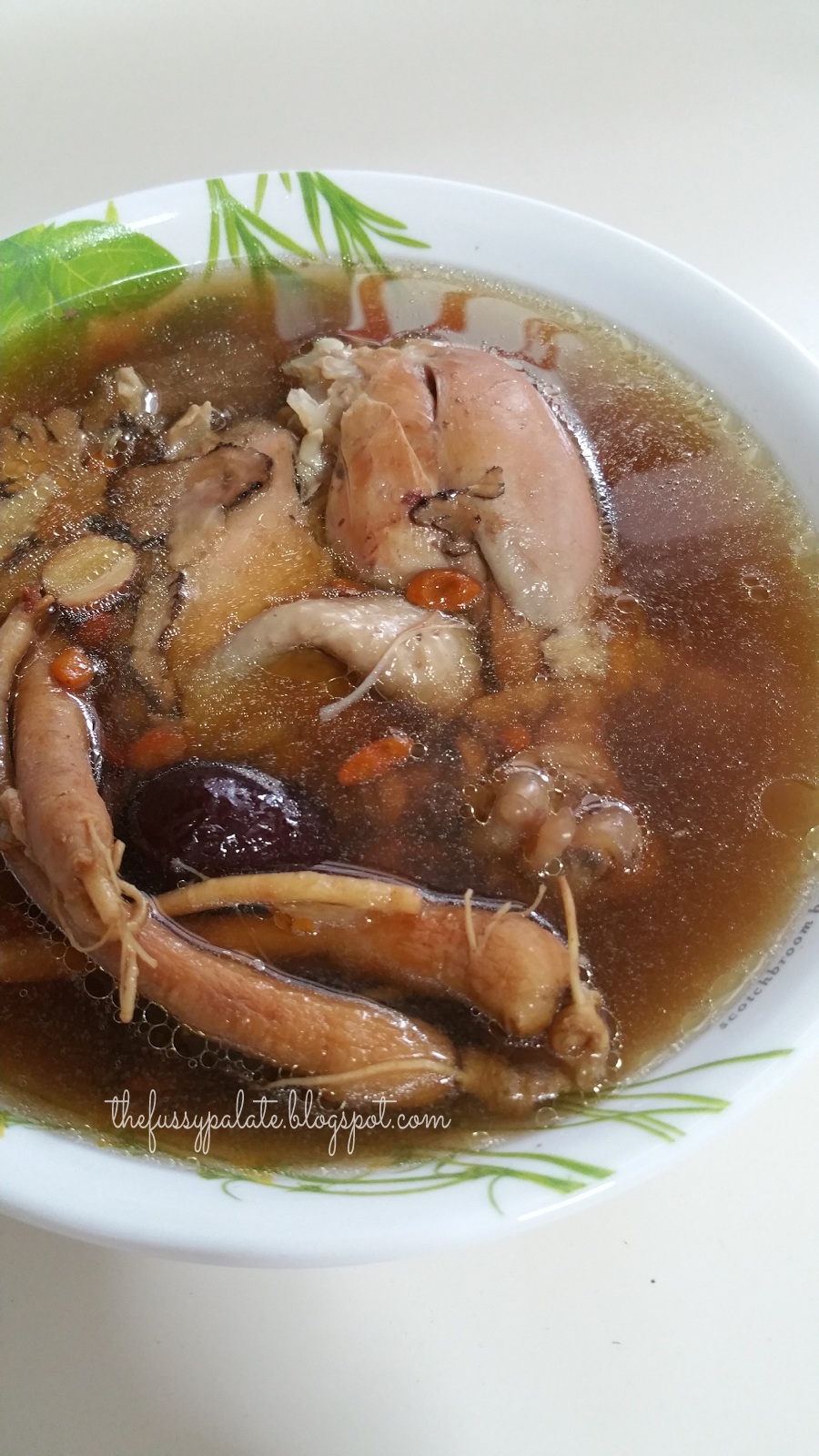 The Fussy Palate Doubleboiled Ginseng Chicken Soup