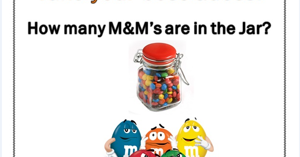How many M&Ms are in this jar? 